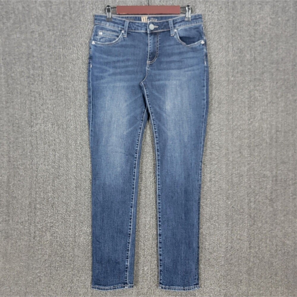 Kut From The Kloth Jeans Womens 4 Blue Katy Boyfriend Mid Rise Stretch Denim